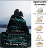 1PC Grandson Love Quotes Blanket - Soft Warm All-Season Throw for Sofa, Bed, Car, Office, Throw For Sofa Yy250916133