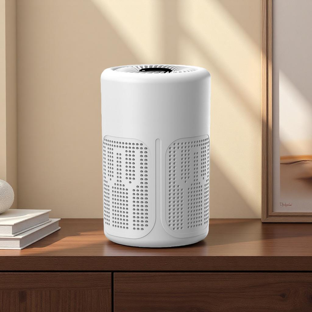Desktop Portable Air Purifier with Advanced Filter, Removes Smoke, Odor, and Formaldehyde, Fresh Air for Home and Office