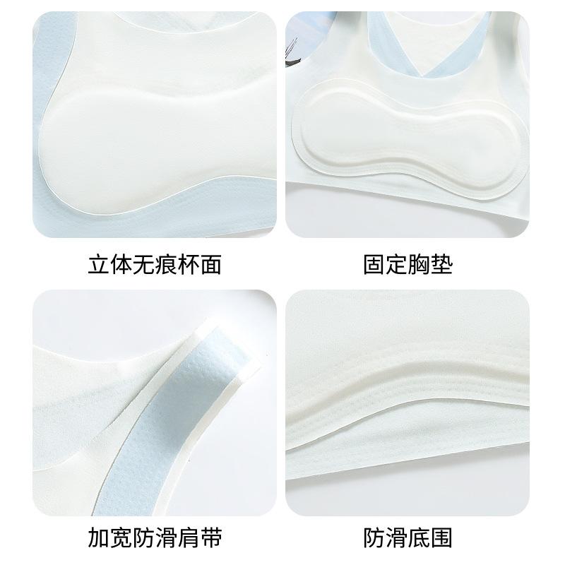 Girls' underwear development period, junior high school students' sports bras, adolescent girls' bras, vests, shockproof girls' bras