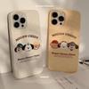 Cute Ins Cute Puppy Suitable for IPhone16ProMax Mobile Phone Case 15 Apple 13 Matte 14 Silicone X Soft