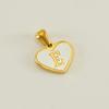 High-Quality Stainless Steel Heart Letter Pendant Necklace - Trendy Ins Style Clavicle Chain