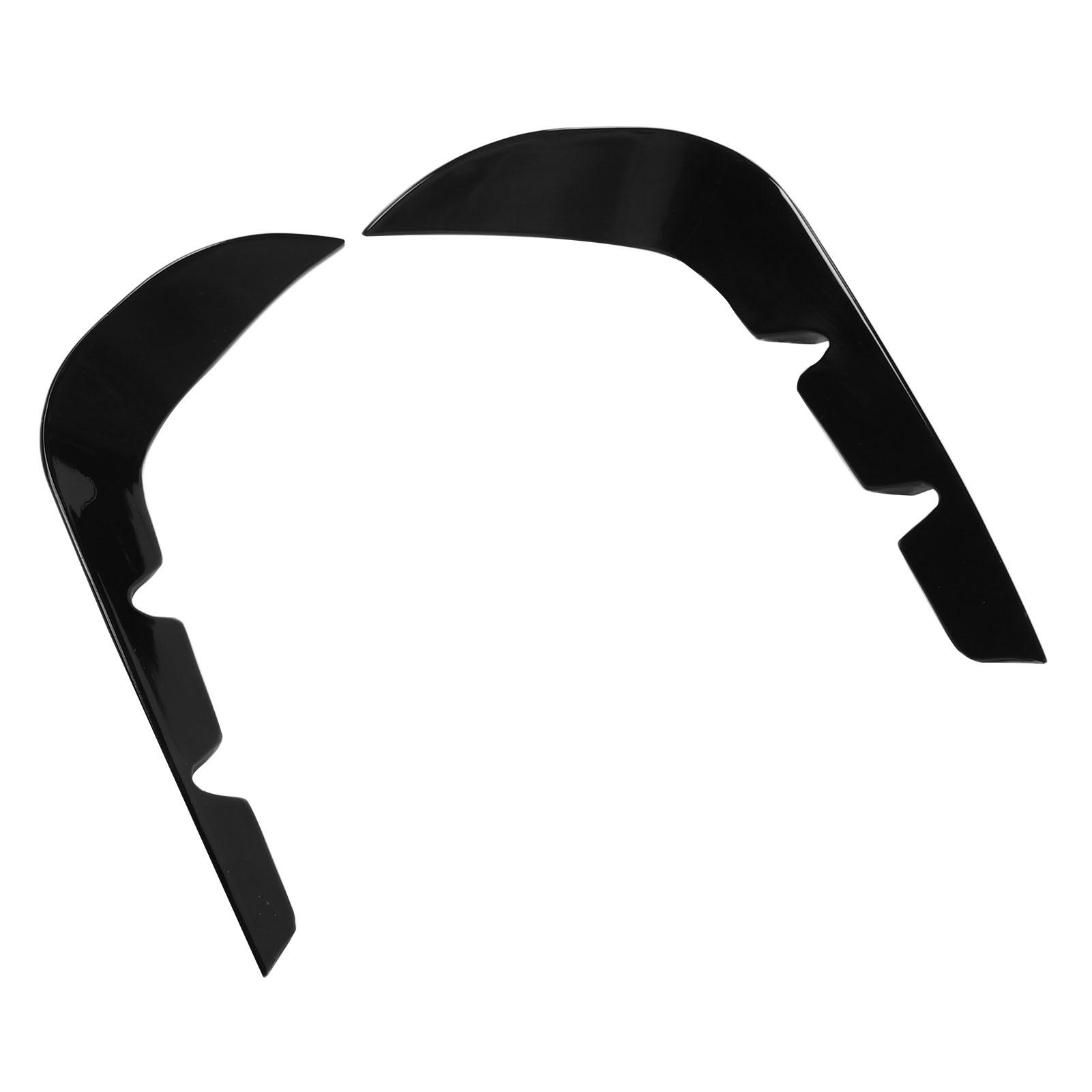 

2 шт. спойлер решетки радиатора передних противотуманных фар ярко-черный легкий сменный для MercedesBenz