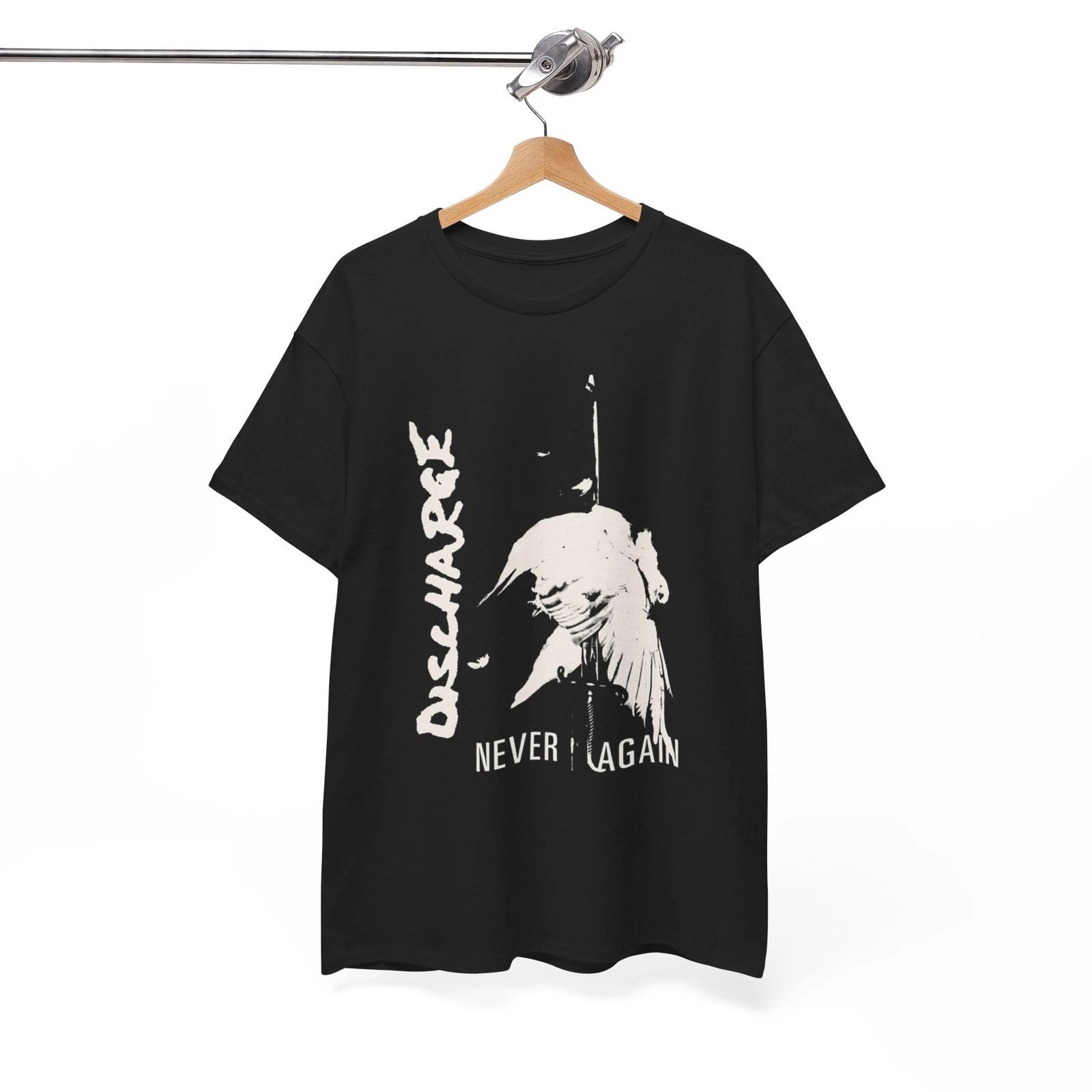 Discharge Never Again Shirt, Hear Nothing punk crust d beat, Unisex Tee M