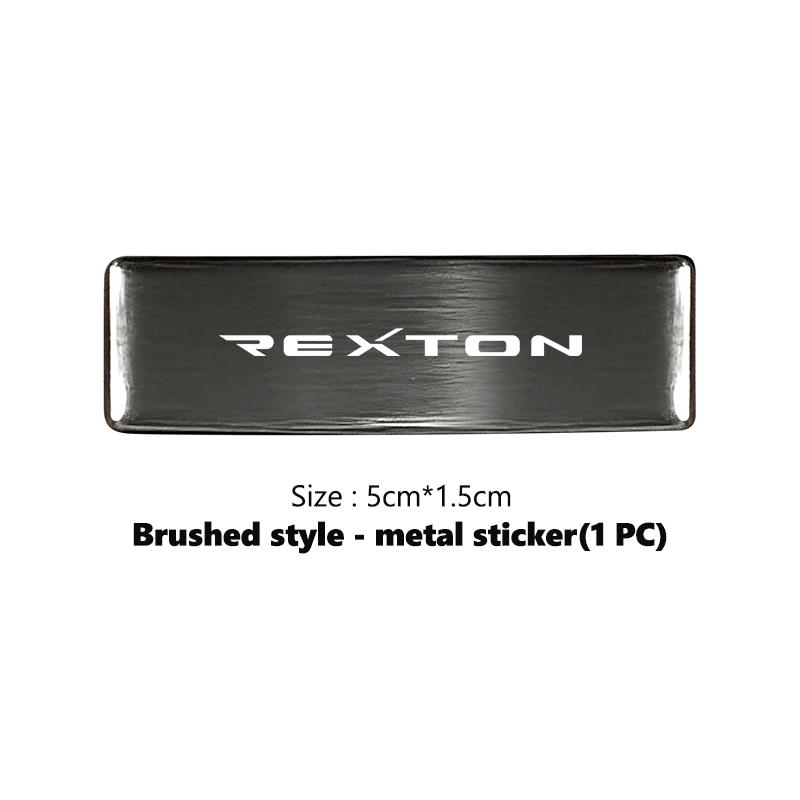Insignia de Pegatina para Carrocería de Coche Accesorios de Decoración de Estilo Automotriz Para SsangYong Kyron Actyon Sport Tivoli Torres Korando C300 Musso