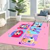 Digital Circus Carpet Perfect for Game Room Dining Room Kitchen Dormitory Anti-slip Rug Decorate Offices Luxury Gift for Birthday, Christmas, Wedding