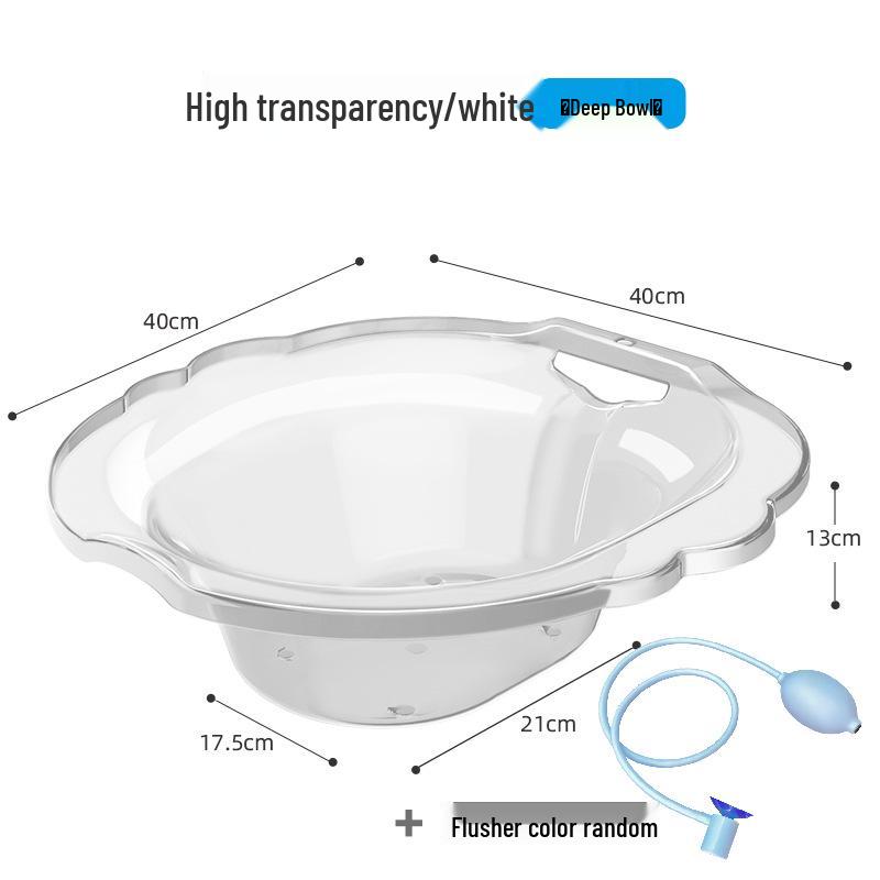 Poporodowa i dla osób starszych miska do mycia bidetowego na hemoroidy i do higieny
