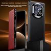 Premium Echte Leder Hülle Für Huawei Mate X7 X6 X5 Magnetische Smart Touch View Kein Klappdeckel Zum Beantworten Ultradünner Rahmen Abdeckung