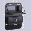 with Foldable Tray Backseat Storage Bag Seat Anti Kick Guard  Car Interior Accessories