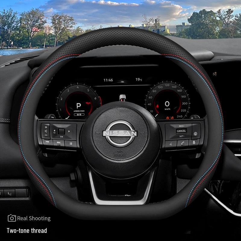 

Ultra-Thin Non-Slip Steering Wheel Cover for 2024 Nissan Land Cruiser Interior Enhancement