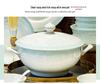 Tangshan Bone China Tableware Set: Underglaze Rice Bowls, Plates, Noodle & Soup Bowls, Chopsticks Combination.
