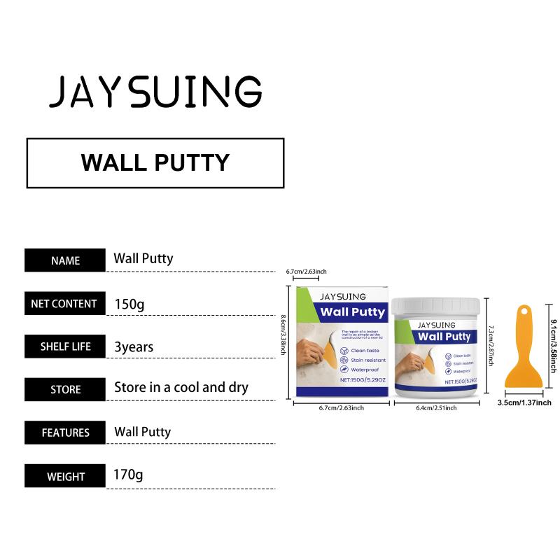 Wall Repair Paste Kit for Simple Home Restoration Hides Cracks Dents Holes Suitable for Homeowners and Renters