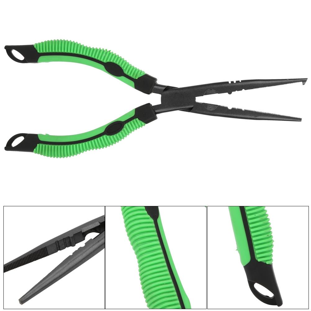 Multi Function Aluminium Alloy Fishing Pliers Scissors Ring Hook Removal Hooks Disgorger Line