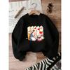 European sizes Cute Hedgehog Print Design for  Kids Aged 0-3 Years, Comfortable And Easy Lightweight Round-Neck Sweatshirt Suitable for Outdoor Wear