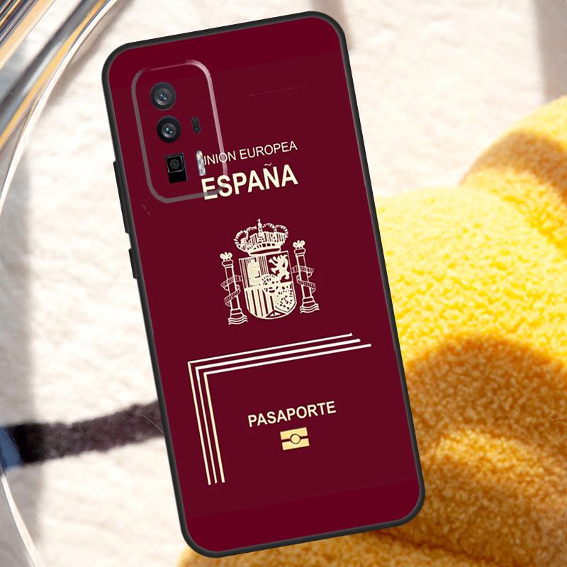 

Russian Spanish Passport Retro Case For POCO X6 Pro M6 X5 X3 M5s F3 F5 Xiaomi 14 Ultra 13 12 Lite 11T 12T 13T Pro Cover Xiaomi 12T (12T Pro)