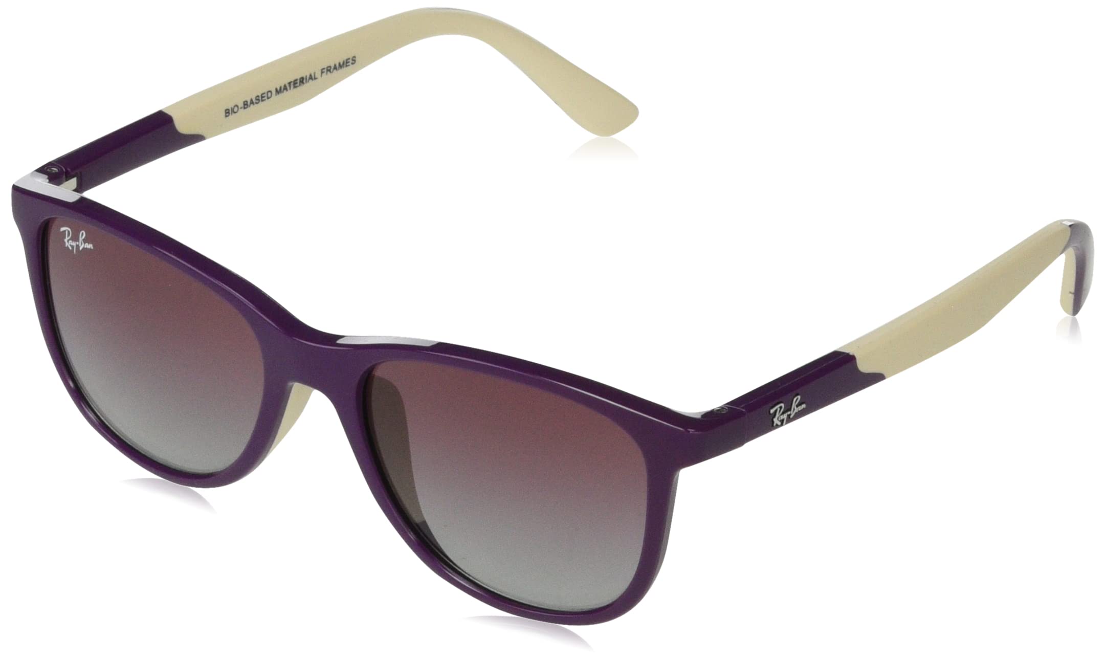 

RJ9077SF Детские солнцезащитные очки ФИОЛЕТОВЫЙ НА РЕЗИНЕ БЕЖЕВЫЙ ГРАДИЕНТ ФИОЛЕТОВЫЙ Линза 49 Ray-Ban Оправа/СЕРЫЙ