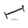 Flared Drop Handlebar Matte Black Bar 31.8 Mm Clamp
