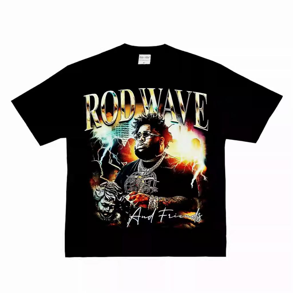 Rod Wave And Friends Graphic TShirt Soft Cotton Emotional Rap Merch Unisex Oversized Crew Neck Streetwear Summer Casual Tees