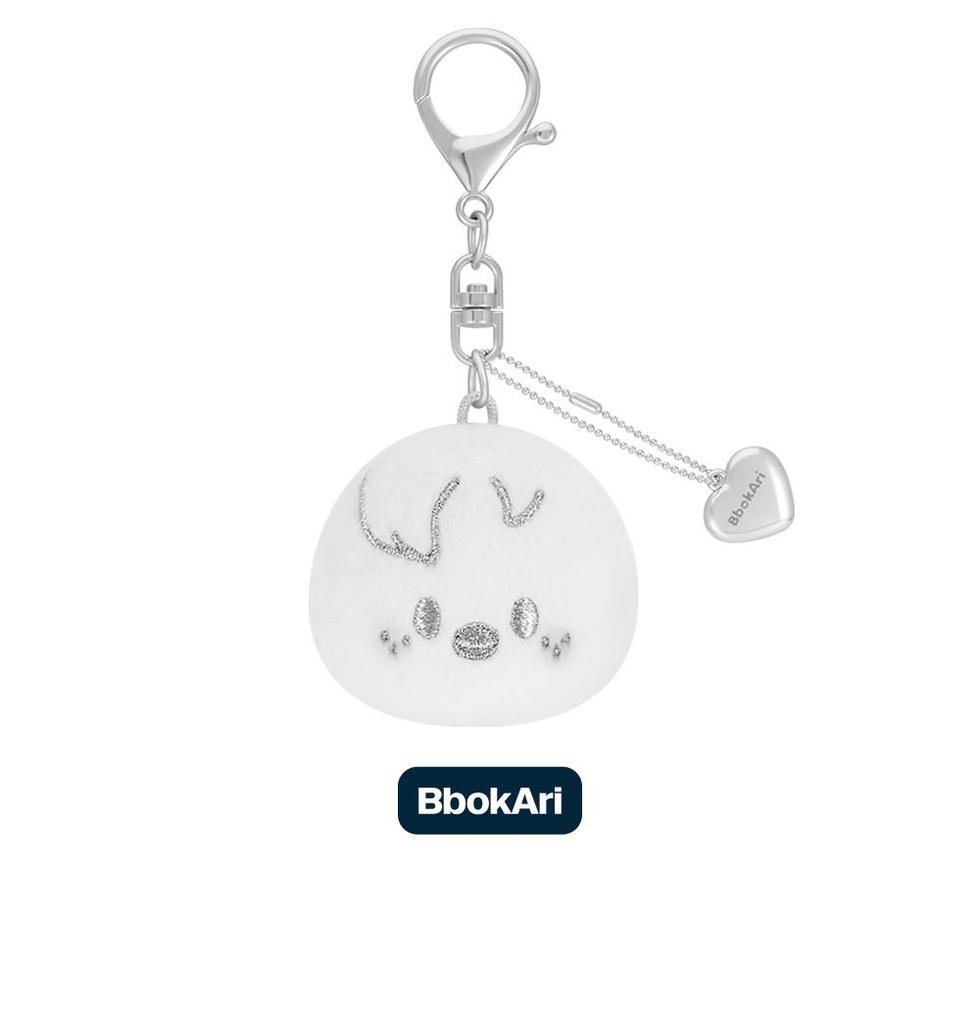 (SKZOO FACE KEYRING SILVER Ver.) Stray Kids [celebrATE] MD