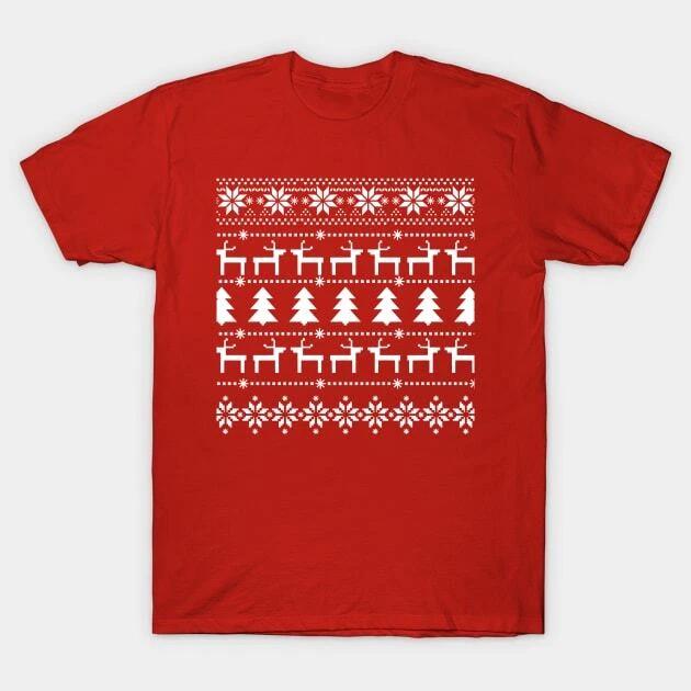 Christmas Jumper Pattern Made in Australia T-Shirt XL