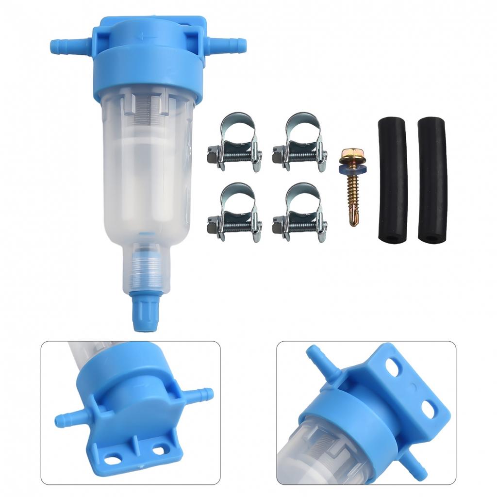 Diesel Fuel Filter Air Heater Water Separator Blue+White
