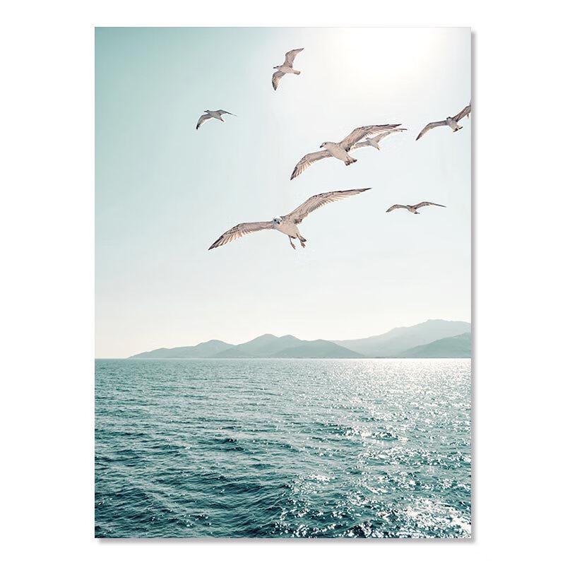 Miling Beach Ocean Landscape Wall Art
