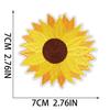 Bee Family Honey Embroidery Cloth Sticker Bag Decoration Sunflower Patch Sticker Cartoon Summer Bicycle Embroidery Sticker