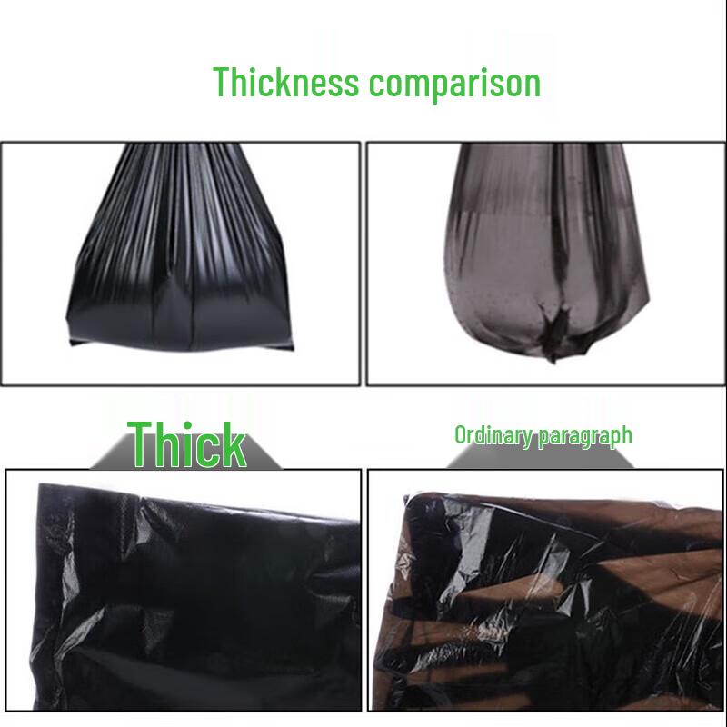 Royal Chef Black Heavy-Duty Tie-Handle Garbage Bags