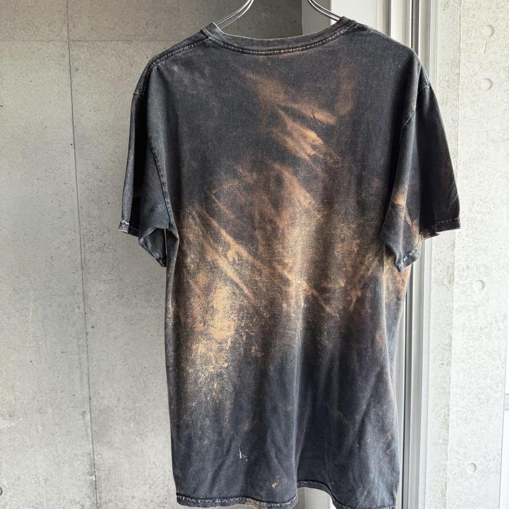 [USED] 00s DEATH NOTE Bleached S/S T-shirt Fade