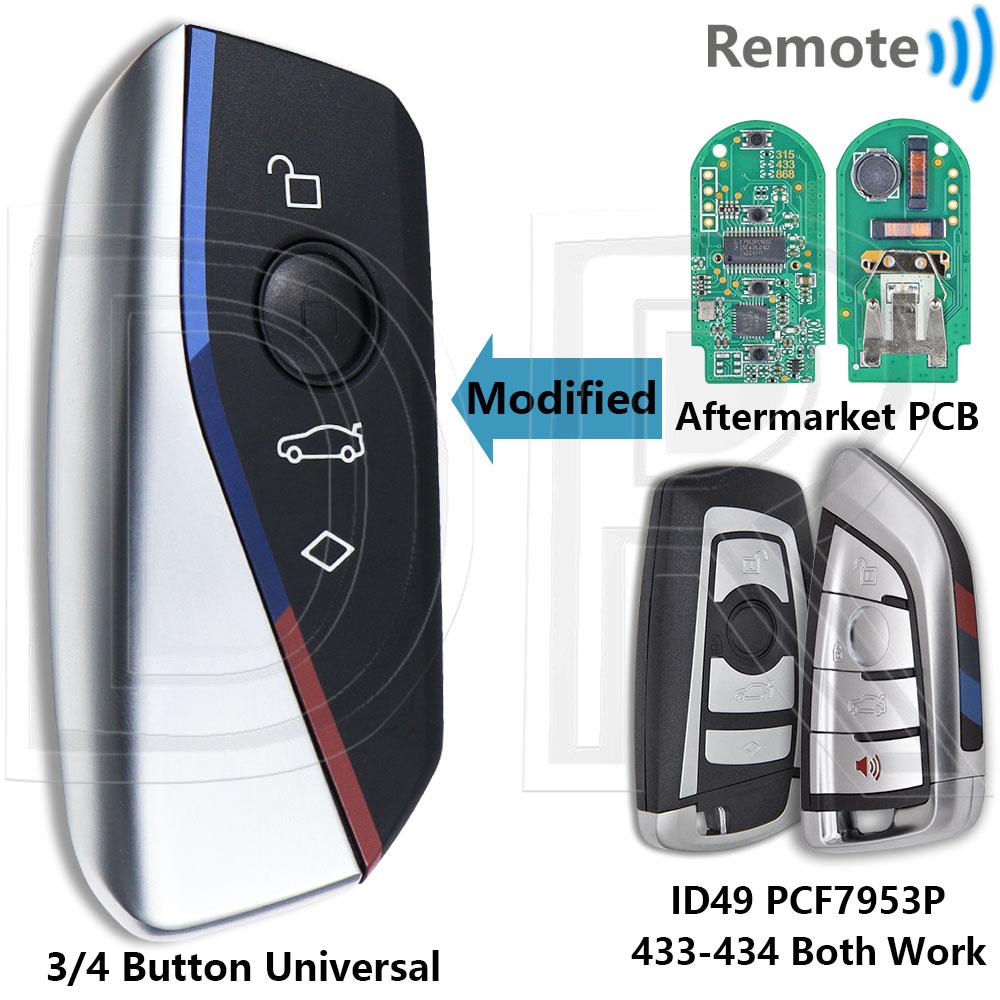 DR CAS4+FEM BDC Upgrade U-Stil ID49 PCF7945/53 315/433/868MHz Keyless Go Auto-Fernschlüssel für BMW 1 3 5 6 7 Serie F-Chassis