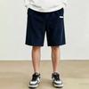Mens Corduroy Shorts Relaxed Fit Knee Length Straight Leg Casual Shorts with Elastic Waistband and Side Pocket Design for Everyday Wear
