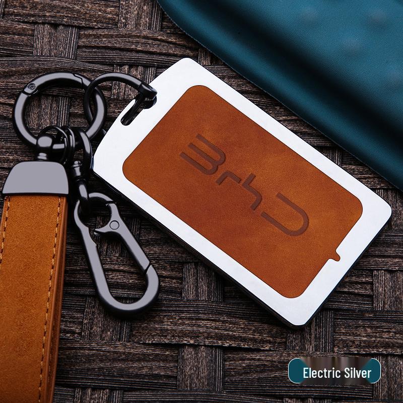 

Чехол для ключа-карты NFC BYD для Tang DMI, Han EV, Han DMI, Song Plus, Qin Plus, Seal с застежкой