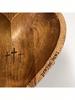 1pc Heart-Shaped Prayer Bowl With Cross And "Prayer Bowl" Engraved, Home Decor For Living Room, Prayer Room And Dining Table.