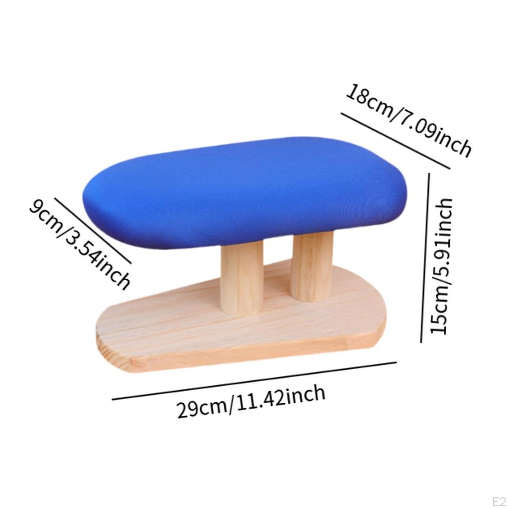 Mini Bügelbrett Bügeleisen Elastische Kante Kompakte Holzbasis Hocker für Zuhause Waschküche