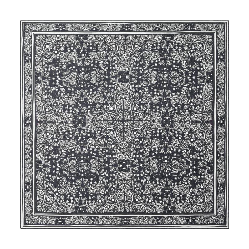 TXRMDX Men s Retro Paisley Twill Silk Scarf One Size