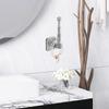Wall Mounted Storage Rack Retractable Coat Towel Rack Toilet Paper Holder Hanger Multi-Purpose Jacket L-Shaped Telescopic Design
