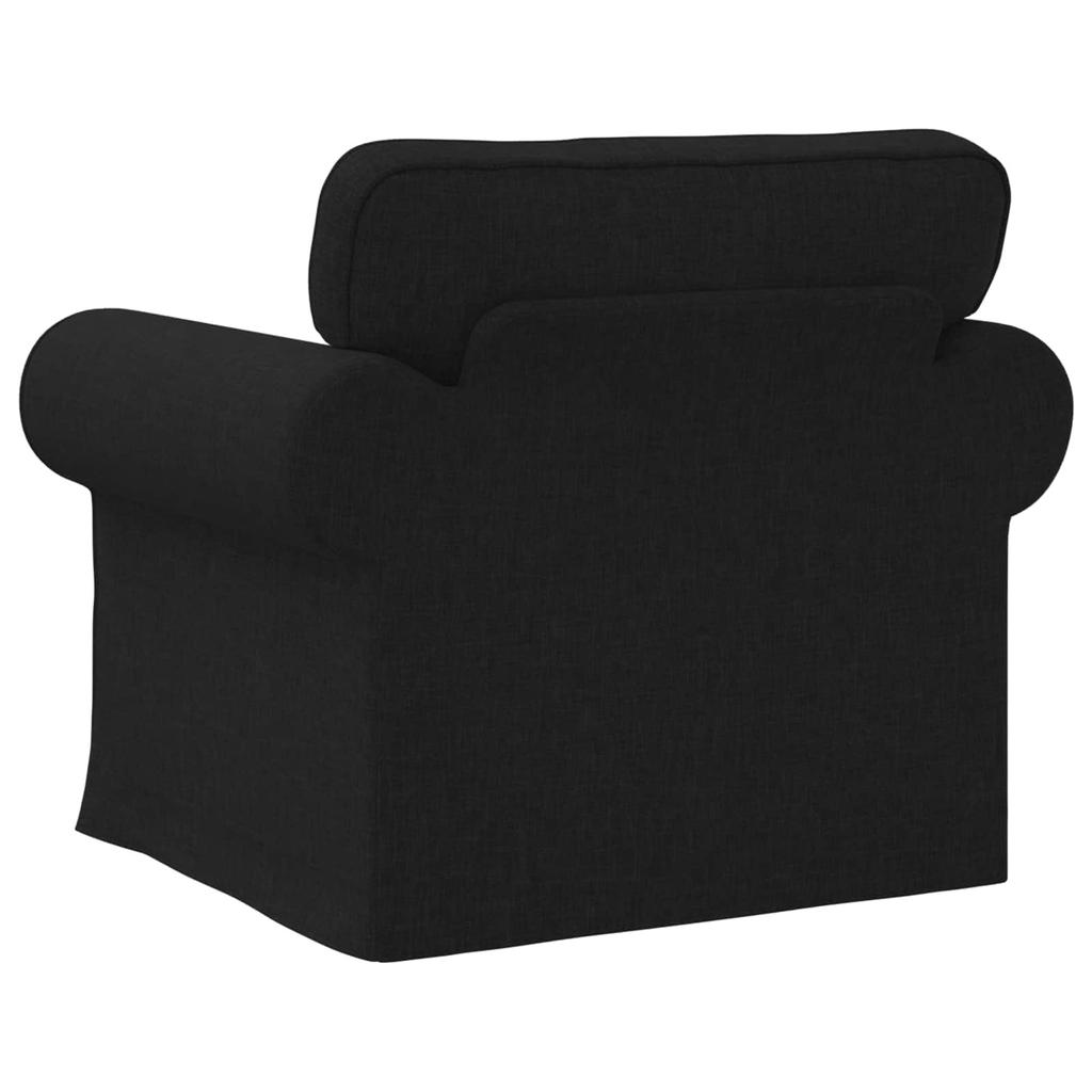 Sofa Black 95 X 82 X 80 Cm Fabric