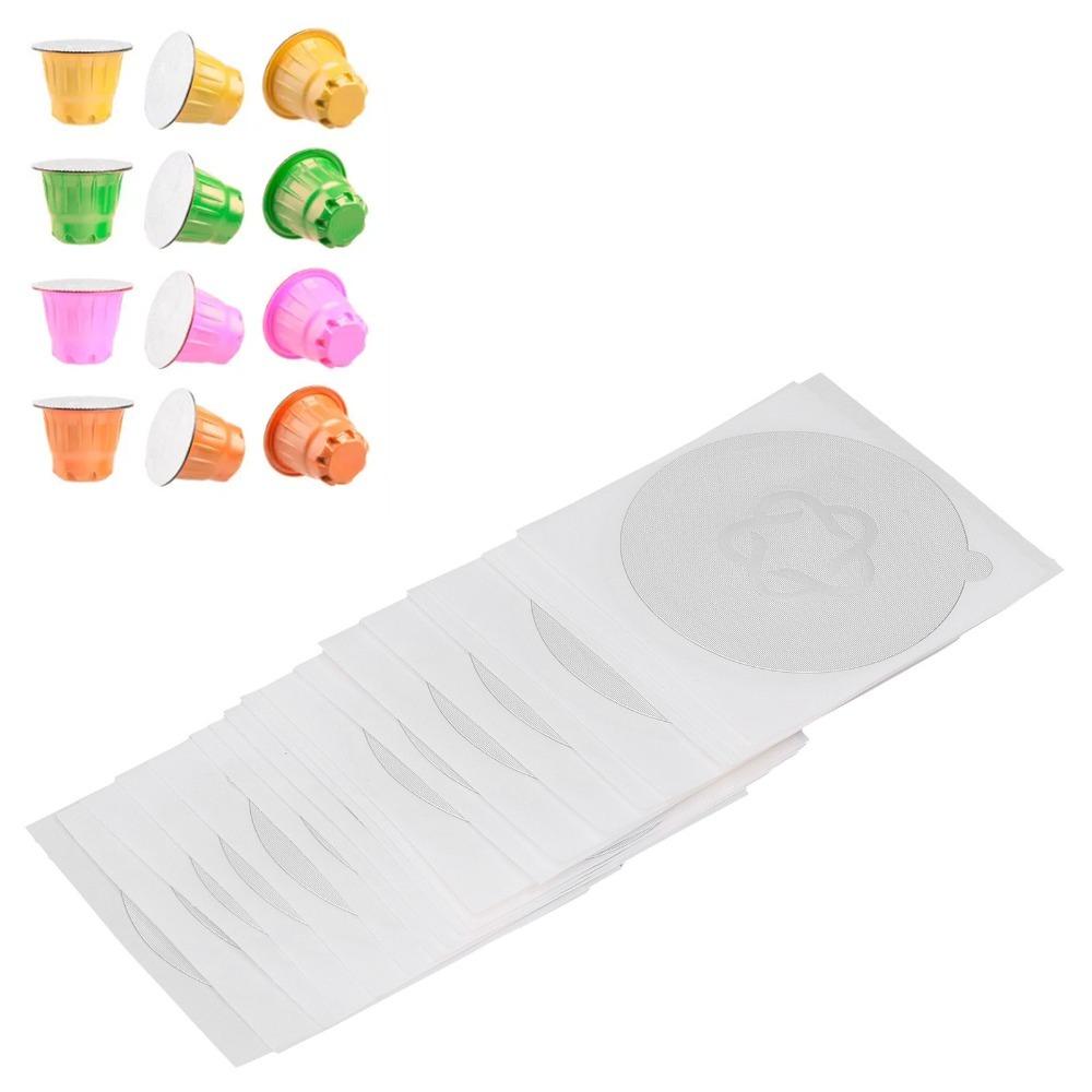 50 PCS set Aluminum Foil Material Aluminum Foil Sealing Stickers For Reusable Capsules