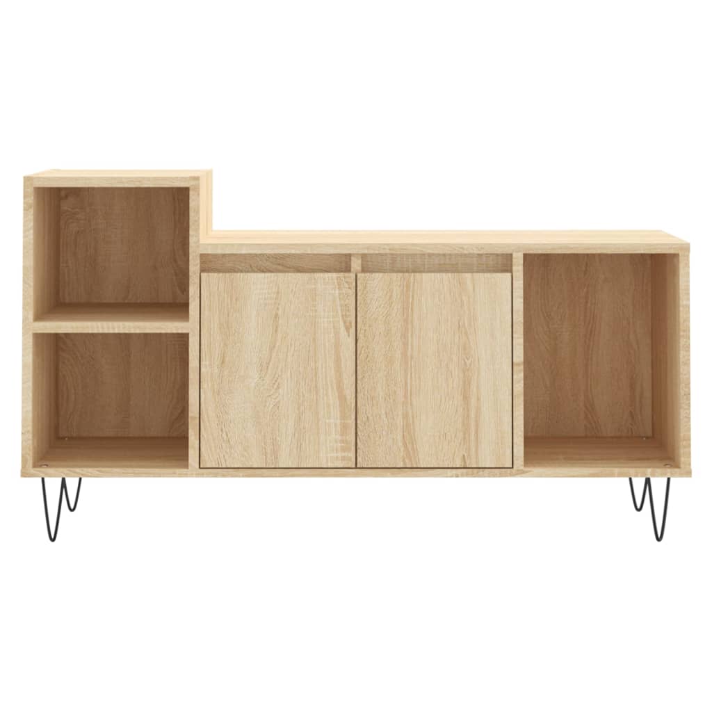 Vidaxl Szafka Pod Telewizor, Dąb Sonoma, 100X35X55 Cm