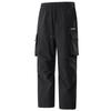 Taglie Forti 4XL-10XL Autunno Oversize Pantaloni Cargo Neri da Uomo Abbigliamento Impermeabile Casual Vita Elastica Pantaloni Lunghi