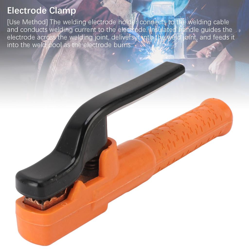 Welding Electrode Holder 500 800A Thickened Copper Welding Electrode Clamp for 2.5 4.0mm Electrodes
