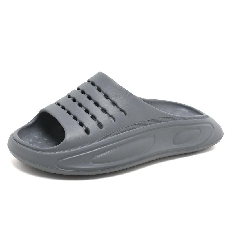 Summer new slippers men's fashion thick bottom home cool slippers non-slip and wear-resistant casual outer wear one-word drag