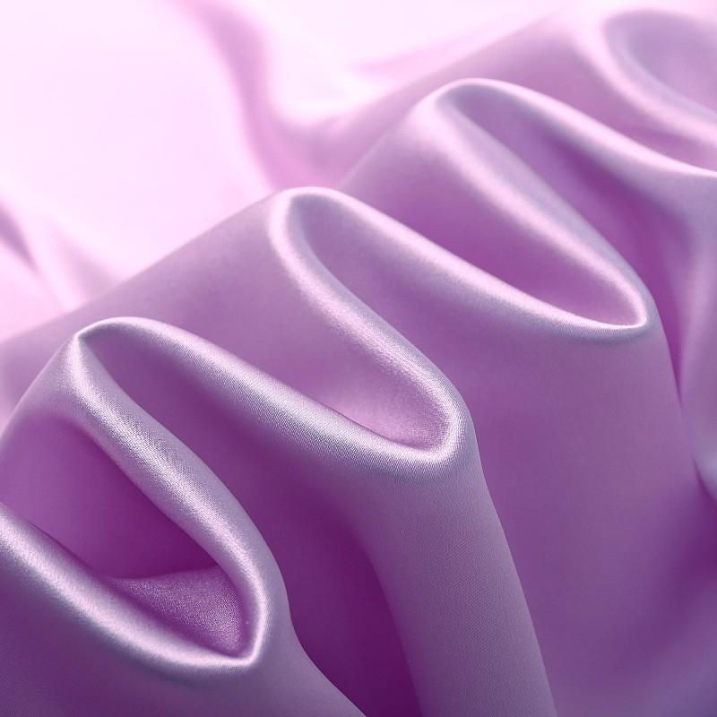 Silk Fabric Plain Crepe Satin 16/19 M 114 Pieces 100 Mulberry Silk Multicolor Spot фиолетовый