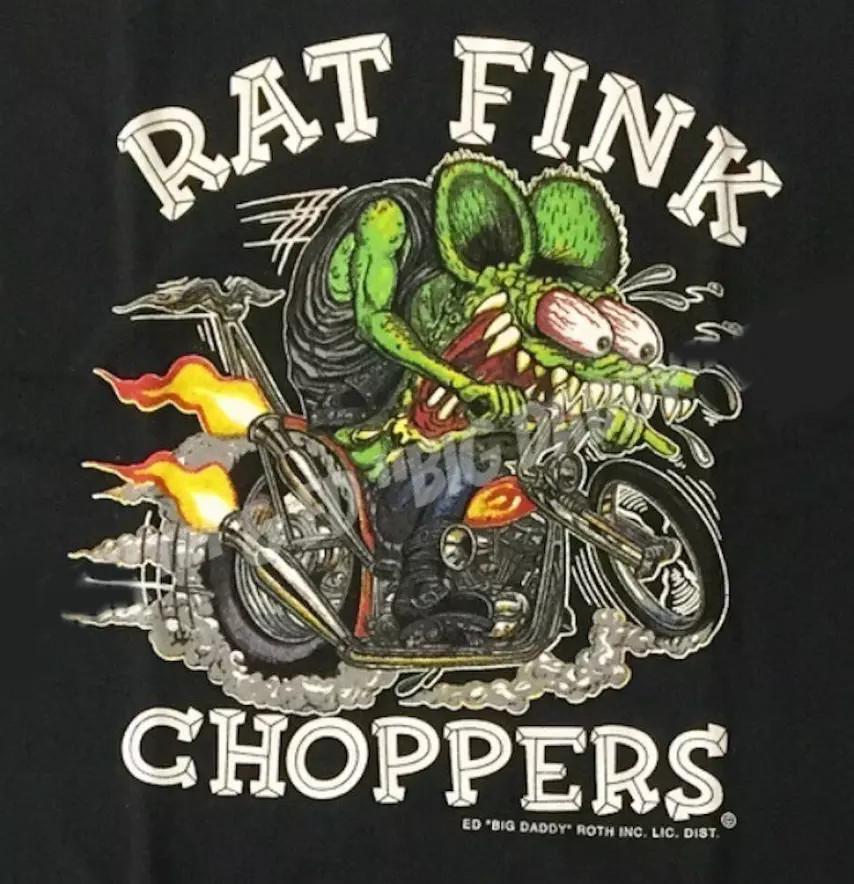 Rat Fink Choppers T-Shirt Ed Big Daddy Roth Tee Size S-5Xl HH41 Unisex T-Shirt XXXL