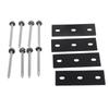 Solar Panel Mounting Brackets Aluminum Alloy Easy To Install Solar Panel Bracket Clamp Kit for Tin