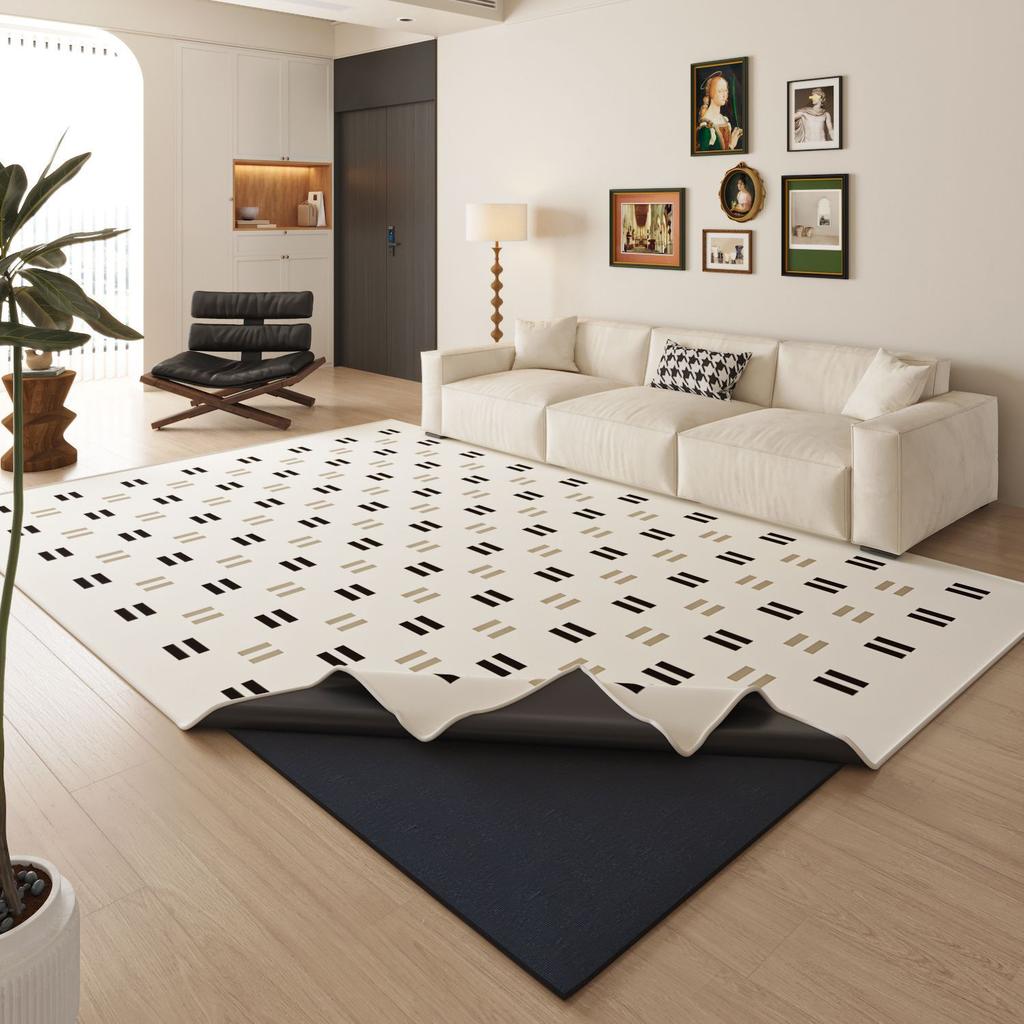 Removable Washed Carpet, Machine Washable Floor Mat In Living Room, Bedside Coffee Table In Bedroom, Large Area Free Of Care, Full Floor Mat