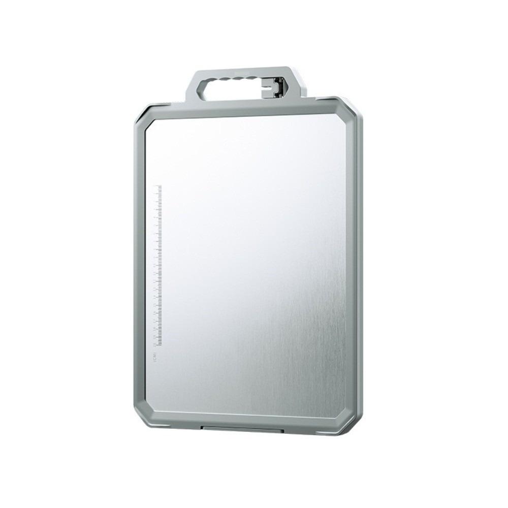 Double Sided Metal Cutting Board with Sharpener Chopping Mat Chopping Board  for Vegetables Fruits