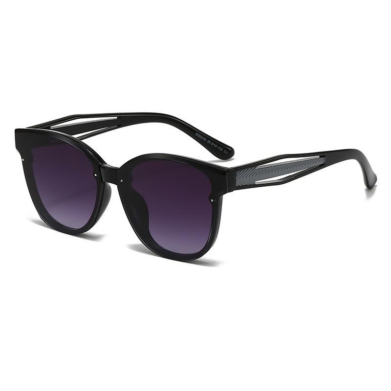 New retro large frame fashion hipster sunglasses trend polarized premium sunglasses women's UV protection men