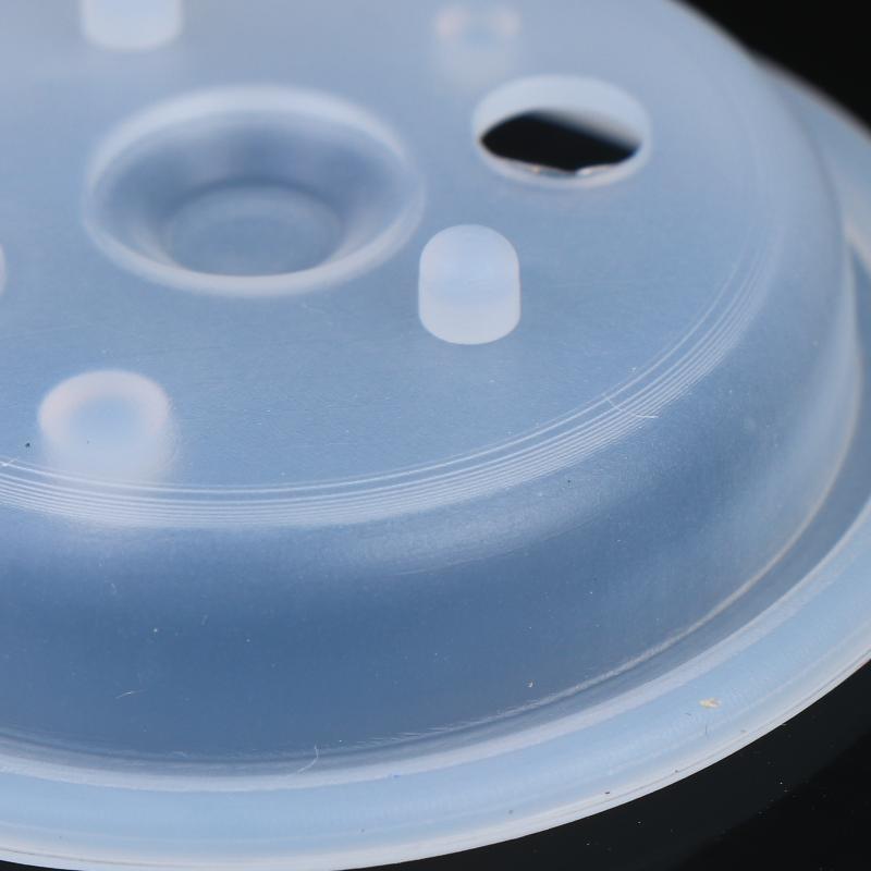 Water Heater Silicone Diaphragm 5Pcs 50mm Oval Inclined Hole Non-toxic Silica Gel for Residential Gas Water Heater Repair Parts