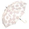 Long Fleur Rain 58cm Rib Automatic Suitable for Sunny and Rainy Floral 2025Wpc. Umbrella, Off-White, Umbrella, Length, Large, Opening, Days,