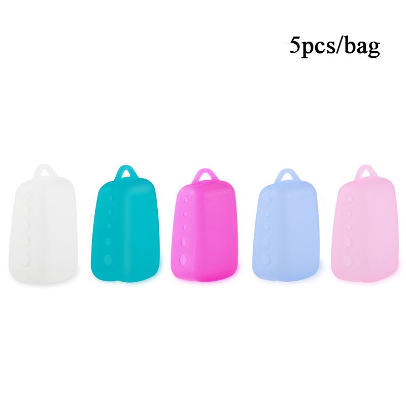 5PCS Silicone Portable Toothbrush Head Covers Travel Hiking Camping Toothbrush Box Brush Cap Case Protective Dustproof Case